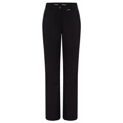 Womens Ice Peak RIKSU BLACK Stretch Ski Pant- REG LEG