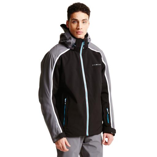 DARE2B IMMENSITY II SKI JACKET BLACK/GREY