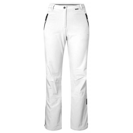 Womens Ice Peak RIKSU WHITE Stretch Ski Pant- SHORT LEG EXCLUSIVE