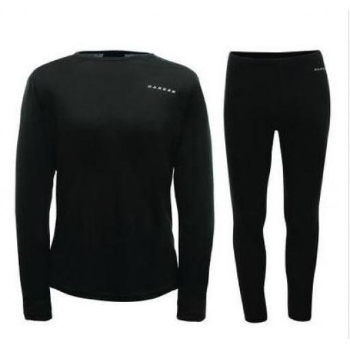 Dare2b INSULATE Black MENS Thermal Base Layer Set (TOP & BOTTOMS)