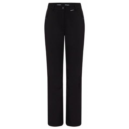 Womens Ice Peak RIKSU BLACK Stretch Ski Pant- SHORT LEG EXCLUSIVE