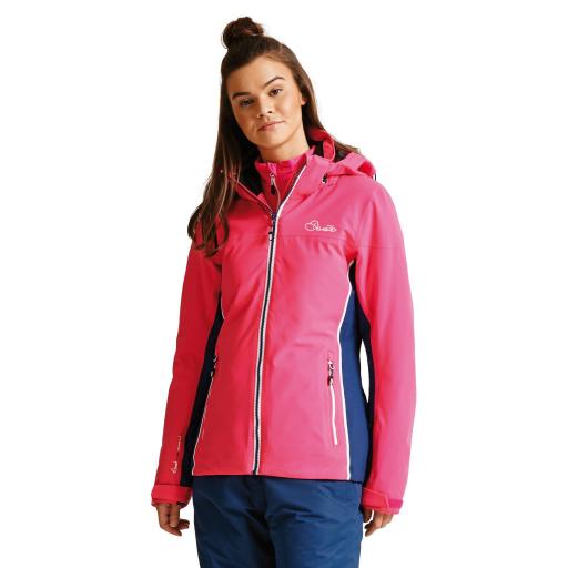 Womens Dare2b INVOKE II CYBER PINK Ski Jacket