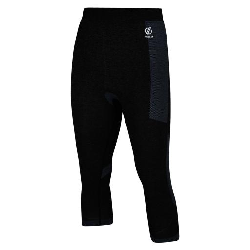 Dare2B Men's thermal In The Zone Base Layer 3/4 Leggings - Black