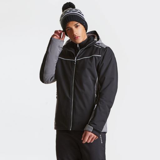 Mens DARE2B VIGOUR Black Ski Board Jacket