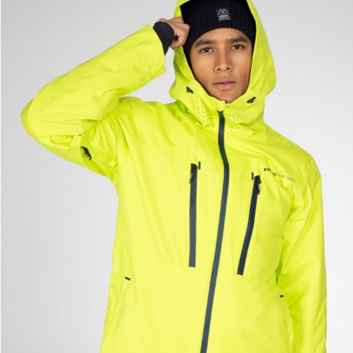 Mens Protest TIMO LIME Ski Board Jacket