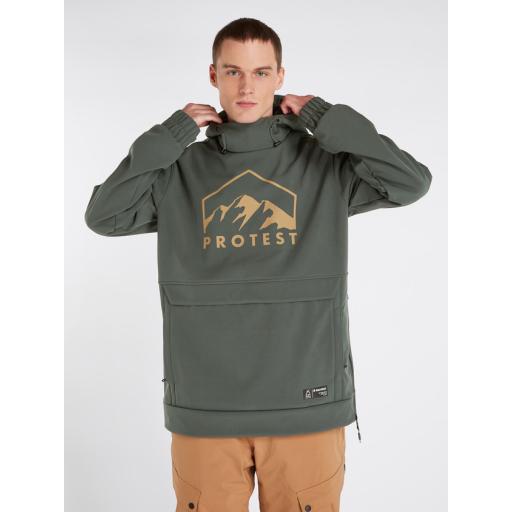 Mens Protest PRTCOMO HUNTER GREEN Ski Board Jacket Anorak Style