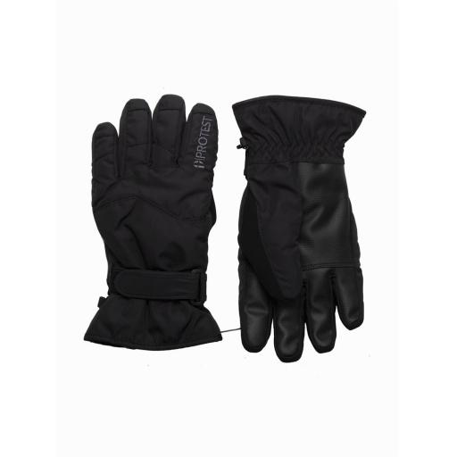 Mens Protest CAREW BLACK Ski Gloves