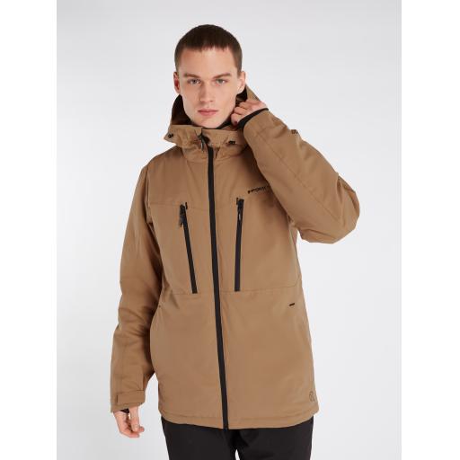 Mens Protest PRTTIMO FUDGE CAMEL Ski Board Jacket