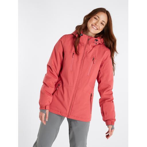 Womens Protest PRTKENZIA Ski Jacket - Rusticrust - Pink - 184 - Kenzia