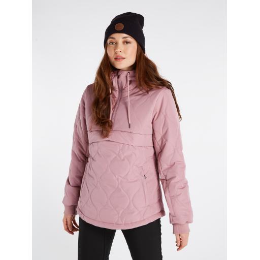 Womens Protest PRTPEONIES Ski Jacket - MAUVE - Pink - 737 Peonies