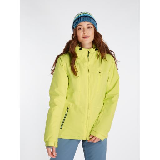 Womens Protest PRTKENZIA Ski Jacket - Jellybean Lemon- 208 Kenzia