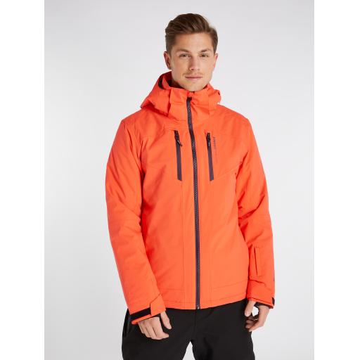 Mens Protest PRTTAUPO Orange Fire Ski Board Jacket