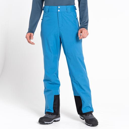 Mens Dare2b ACHIEVE II VALLARTA BLUE Soft Shell Ski Pant- SHORT LEG EXCLUSIVE