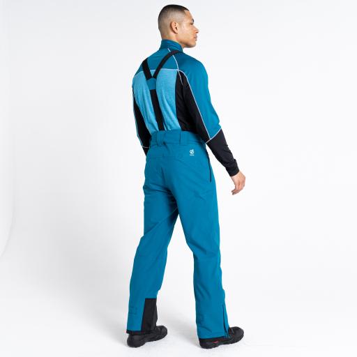 Mens Dare2b ACHIEVE II Gulfstream Blue Soft Shell Ski Pant- REG LEG