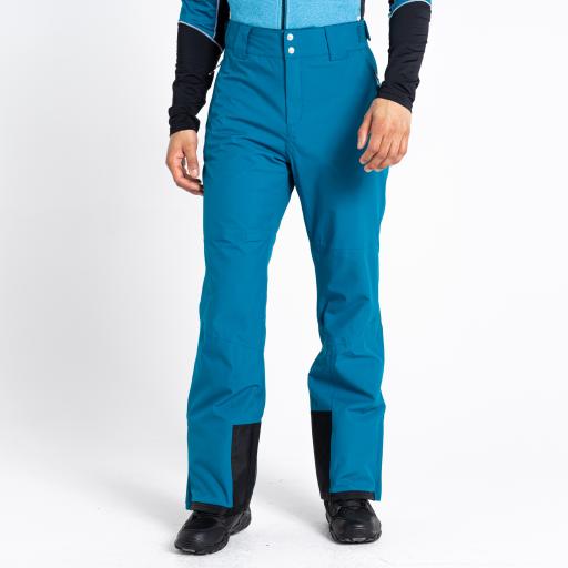 Mens Dare2b ACHIEVE II GULFSTREAM BLUE Soft Shell Ski Pant- SHORT LEG EXCLUSIVE