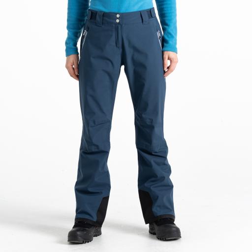 Dare2b EFFUSED II Moonlight Denim Blue Soft Shell Ski Pant- REG LEG