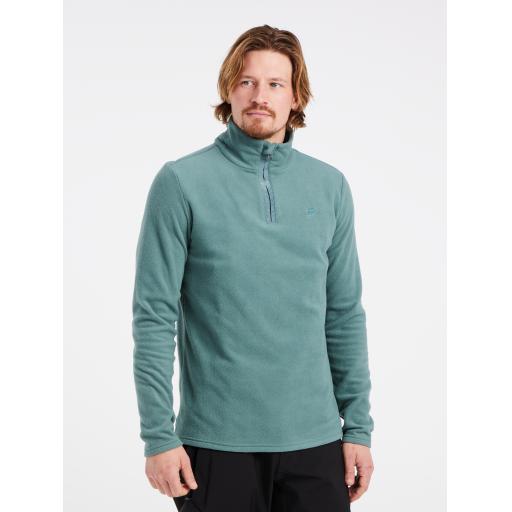 Protest Perfecto Fleece Top 1/4 Zip Atlantic Green