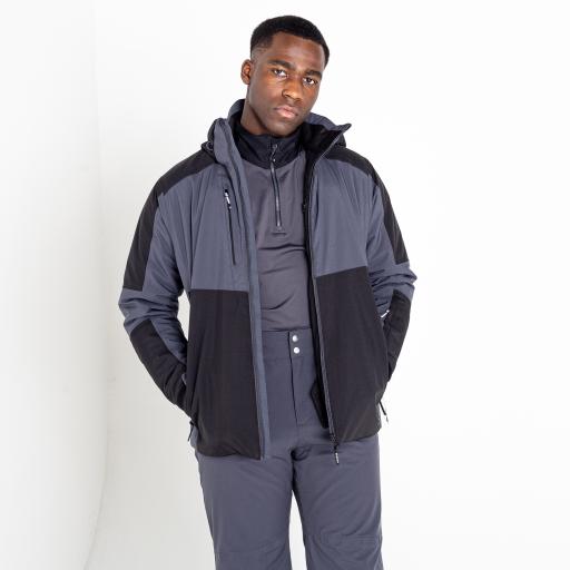 Mens Dare2b Emulate Black-Ebony Grey Jacket