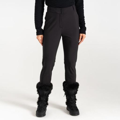 Dare2b SLEEK IV BLACK Luxe Stretch Ski Pant- Reg Leg