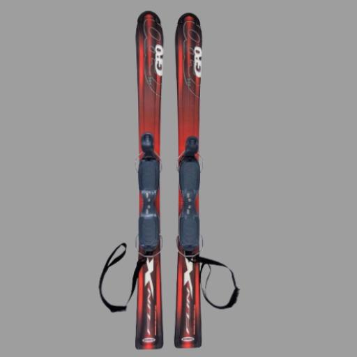 GPO 120 FUN - X SKI BLADES with GC-701 Release Bindings 120cms short skis R