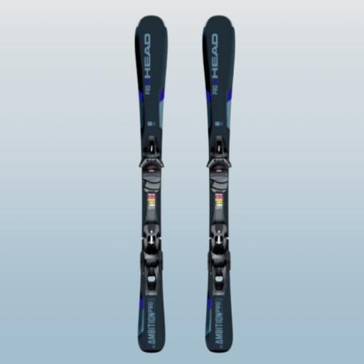 HEAD AMBITION PRO-R 130cms Short Mini ski inc Full Release bindings - IN-STOCK