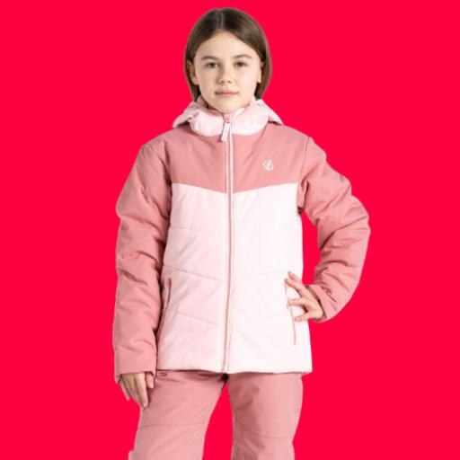 Childs' Kids' Dare2b Jolly Ski Snow Jacket Rose Pink Girls Ski Jacket