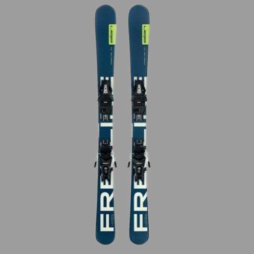 ELAN FREELINE SHIFT 3D 125cms ADULT SHORT SKIS with bindings