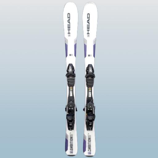 HEAD AMBITION-R 130cms Short Mini ski inc Full Release bindings