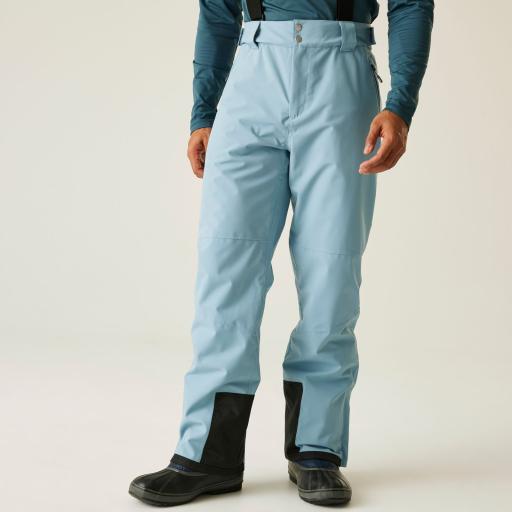 Mens Dare2b ACHIEVE II Bristol Blue - Soft Shell Ski Pant- REG LEG