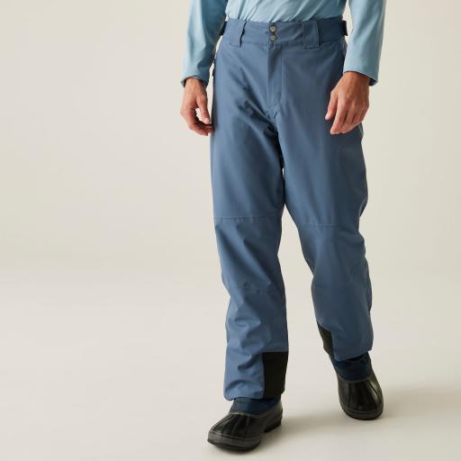 Mens Dare2b ACHIEVE II Blue Indigo - Soft Shell Ski Pant- REG LEG