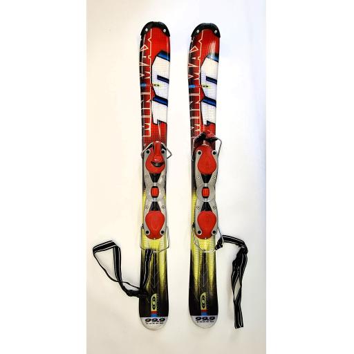 Salomon 99 cms  Model: Minimax 10 Snowblades with Non Release Bindings - USED - Free Bag