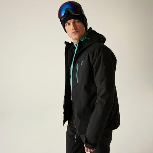 Mens Dare2b EAGLE III Ski Board Jacket Black - Plus Sizes Available
