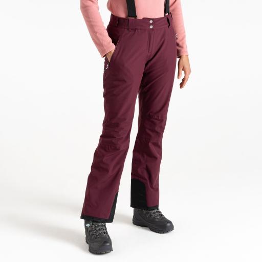 Dare2b EFFUSED II Fig - Plum Ski Board Pant  - Trousers - Salopettes - Soft Shell - Short Leg