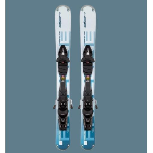 ELAN FREELINE 3D 99cms Snow Blade Ski Board c/w Release Bindings 25/26