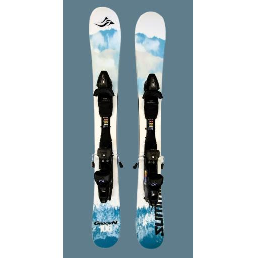 Summit GroovN 106cms Snow Blade Ski Boards  - Tyrolia Bindings Rocker - JUST ARRIVED
