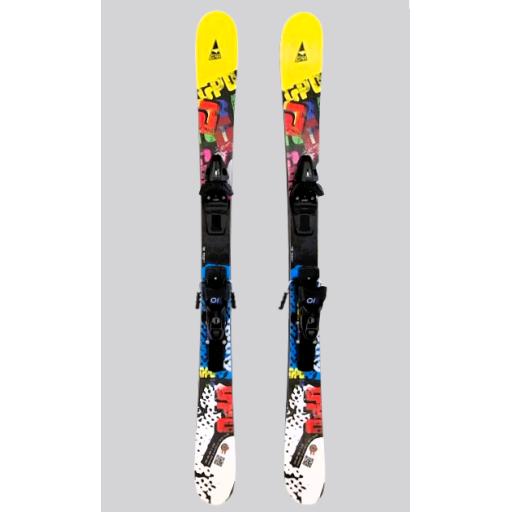 GPO Short Rocker JAM 130cms Adult Short skis with Tyrolia Bindings